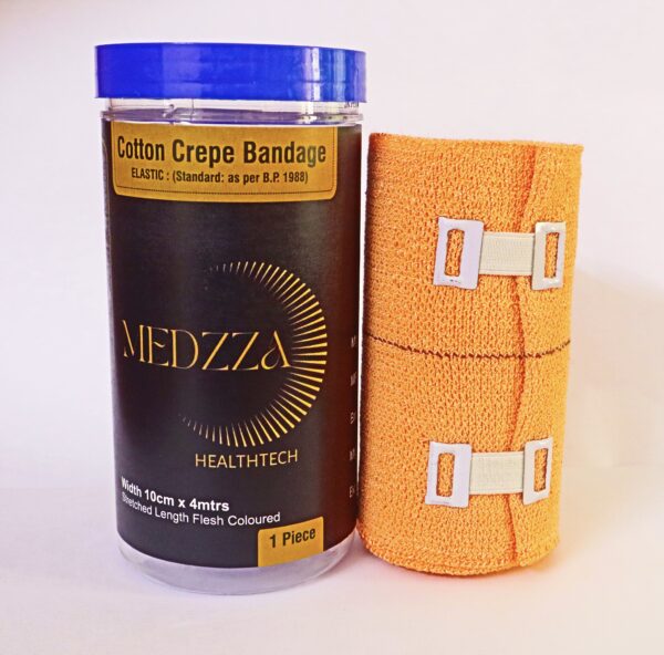 MEDZZA COTTON CREPE BANDAGE 10 CM X 4 MTR