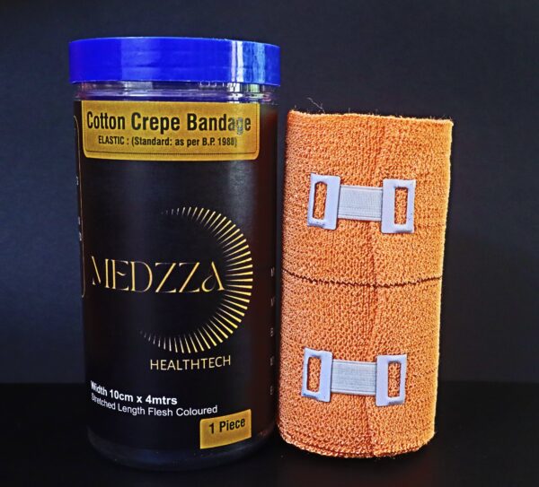 MEDZZA COTTON CREPE BANDAGE 10 CM X 4 MTR - Image 2