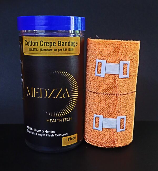 MEDZZA COTTON CREPE BANDAGE 10 CM X 4 MTR - Image 3